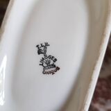 Ensemble théière et sucrier art déco TLB porcelaine Limoges