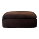 pouf Cinna en velours ras marron, Ligne roset 1970