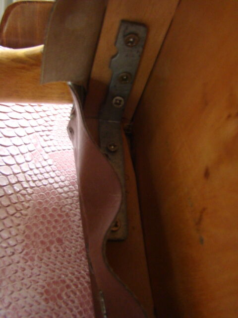Series of four baumann sleigh chairs