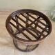 Vintage rattan pouf
