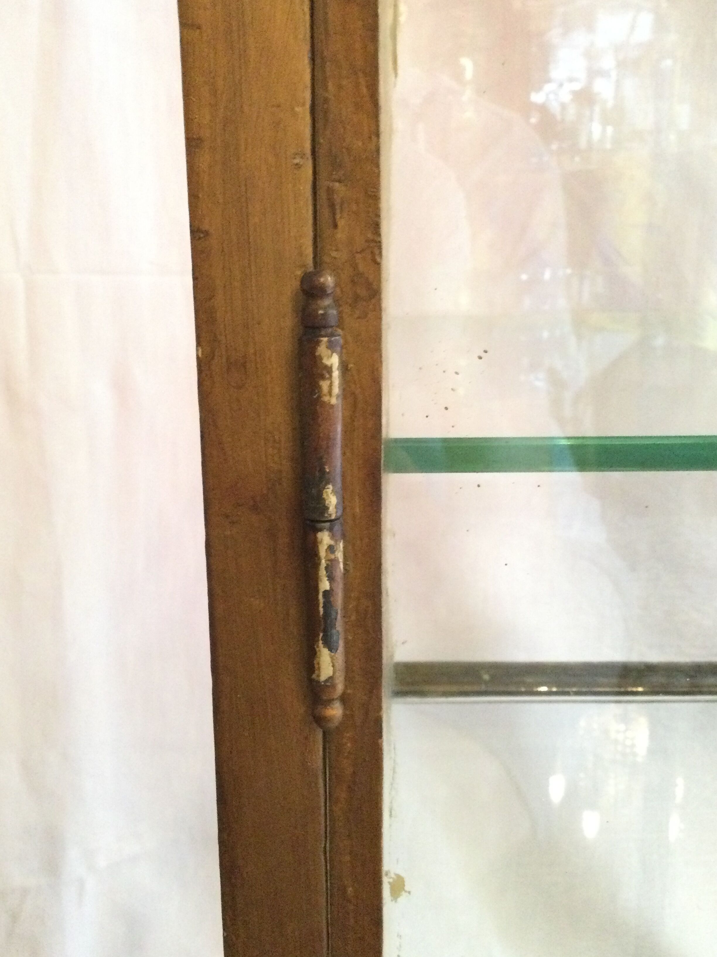 Two-door display case