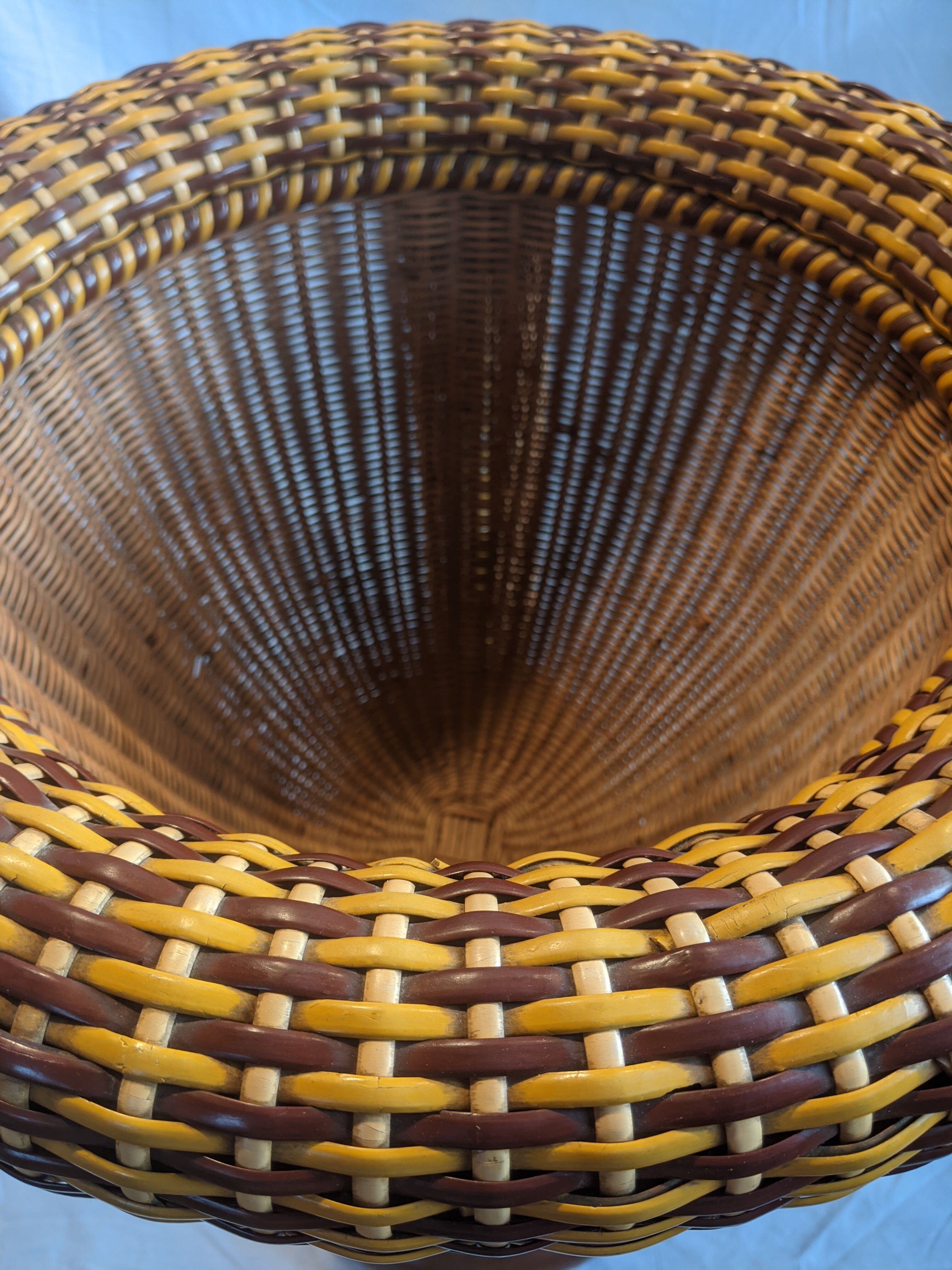 20th century rattan gardener