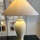 Lunéville earthenware lamp