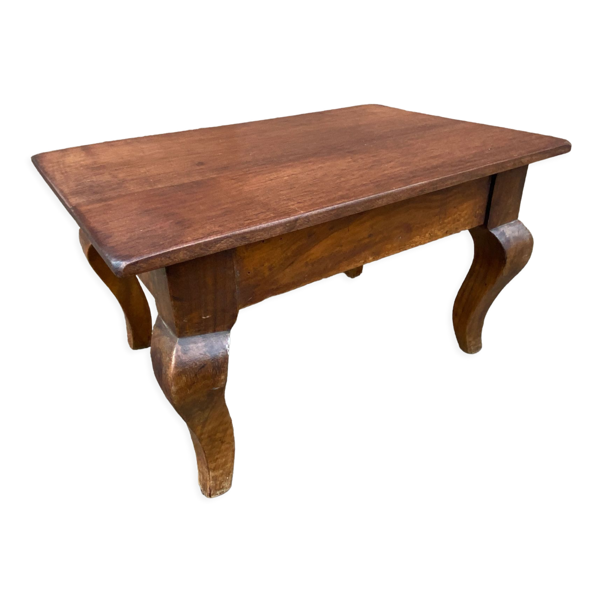 Footrest style Louis XV walnut late 19th