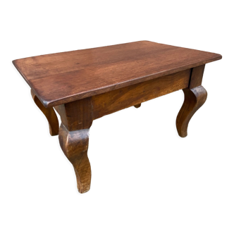 Footrest style Louis XV walnut late 19th