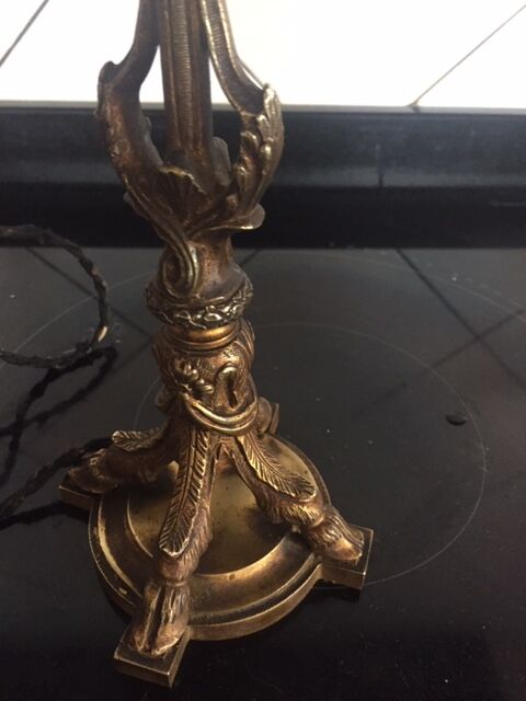 19th century bronze lamp