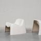 Paire de fauteuils « Toga » en fibre de verre « Space Age » par Sergio Mazza pour Artemide