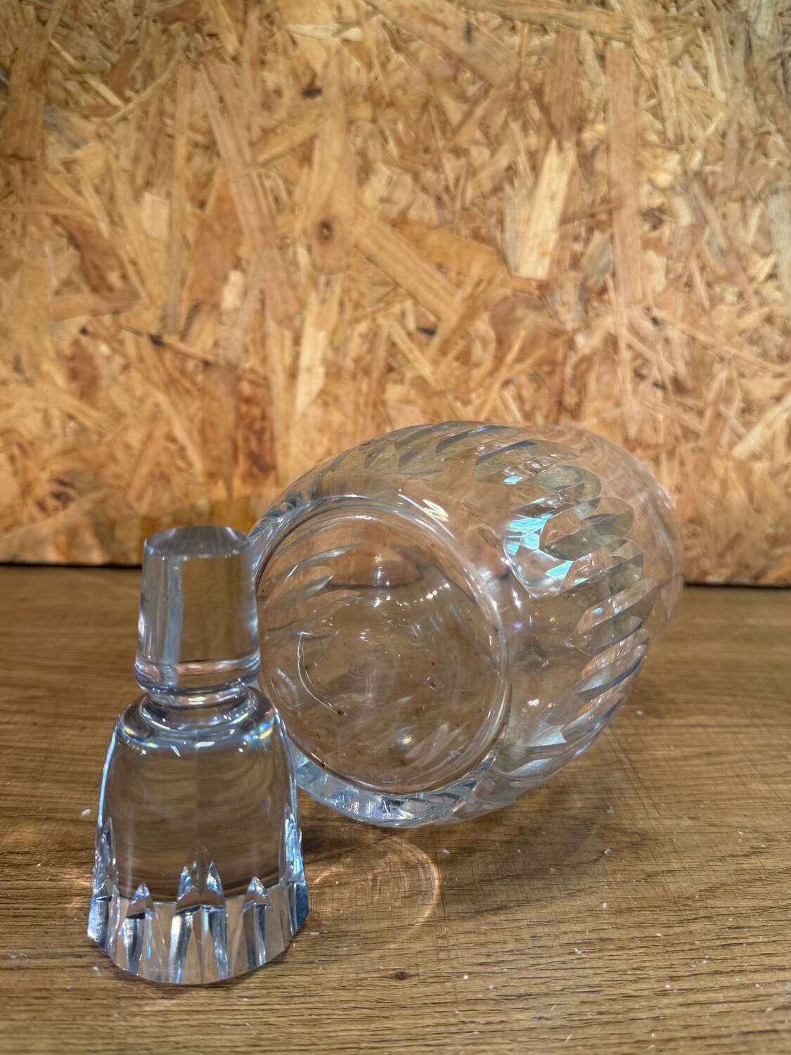 Baccarat cut crystal carafe – Cassino model signed – France, art d