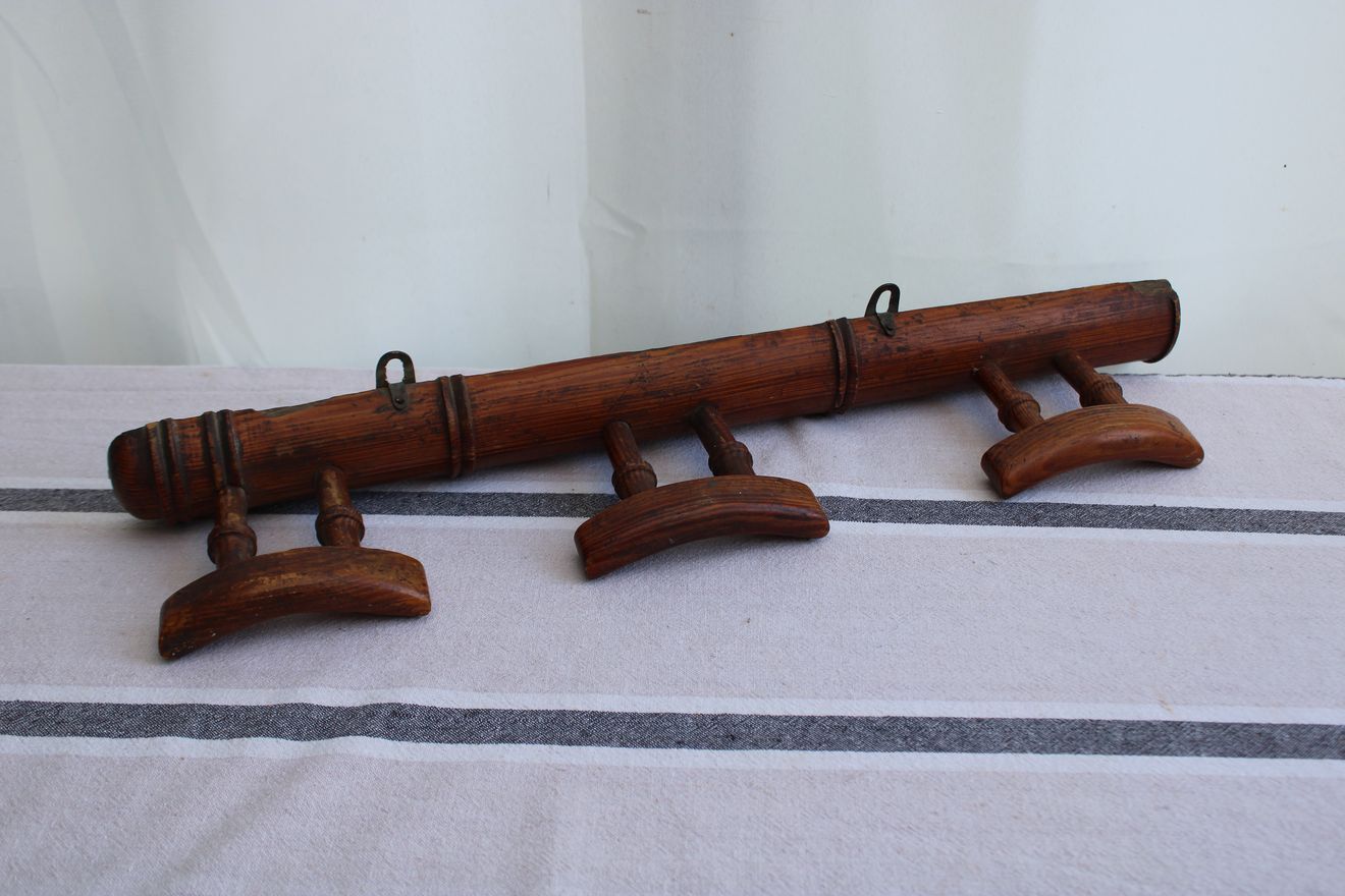 Wooden coat racks