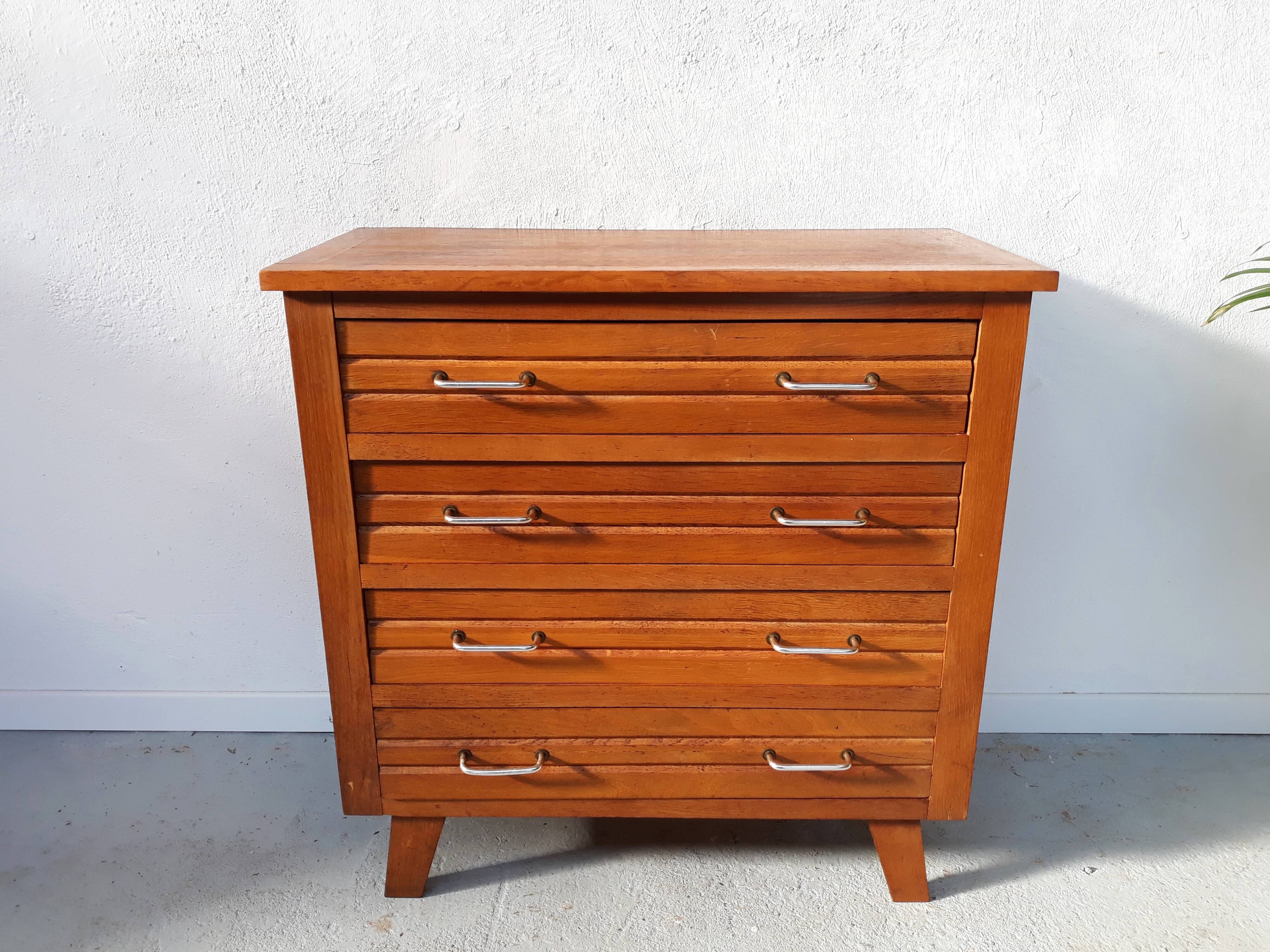 Chest of drawers vintage compass feet
