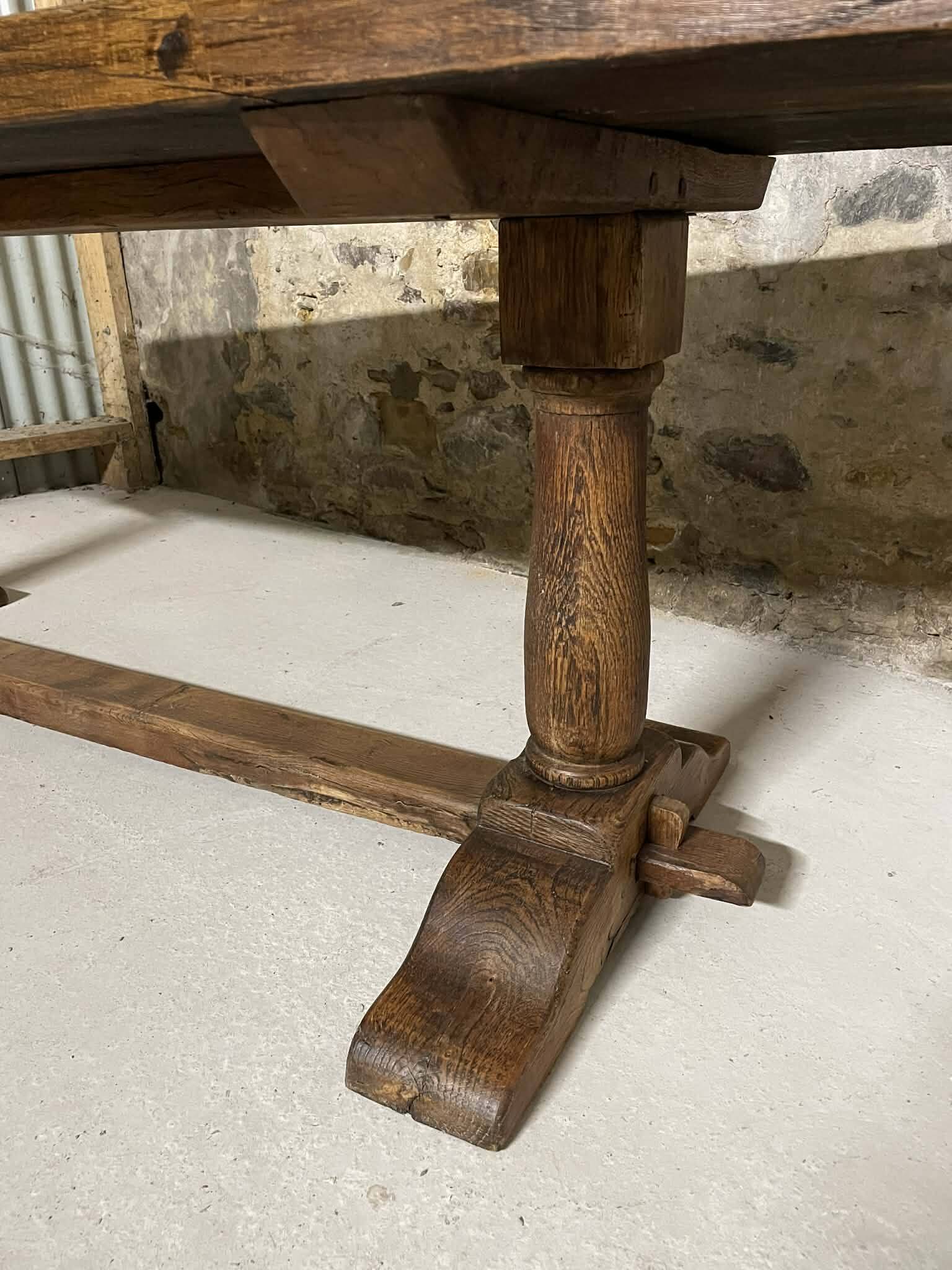 Monastery table in solid oak