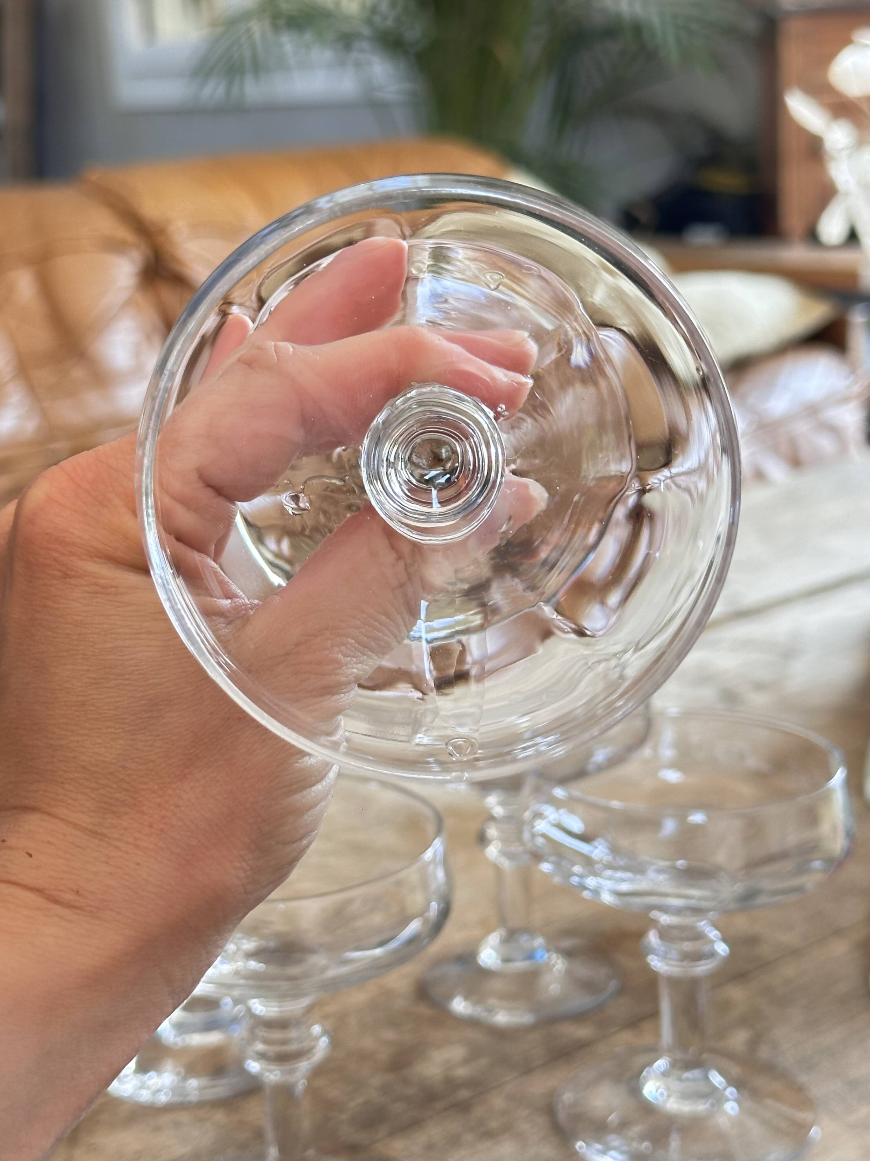 Nipple-shaped champagne glasses