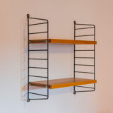 Teak Modular Wall Shelf by Nils Strinning for String, 1960s