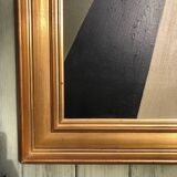 Large painting on panel