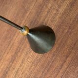 Vintage Italian postmodern metal chandelier, 1980s.