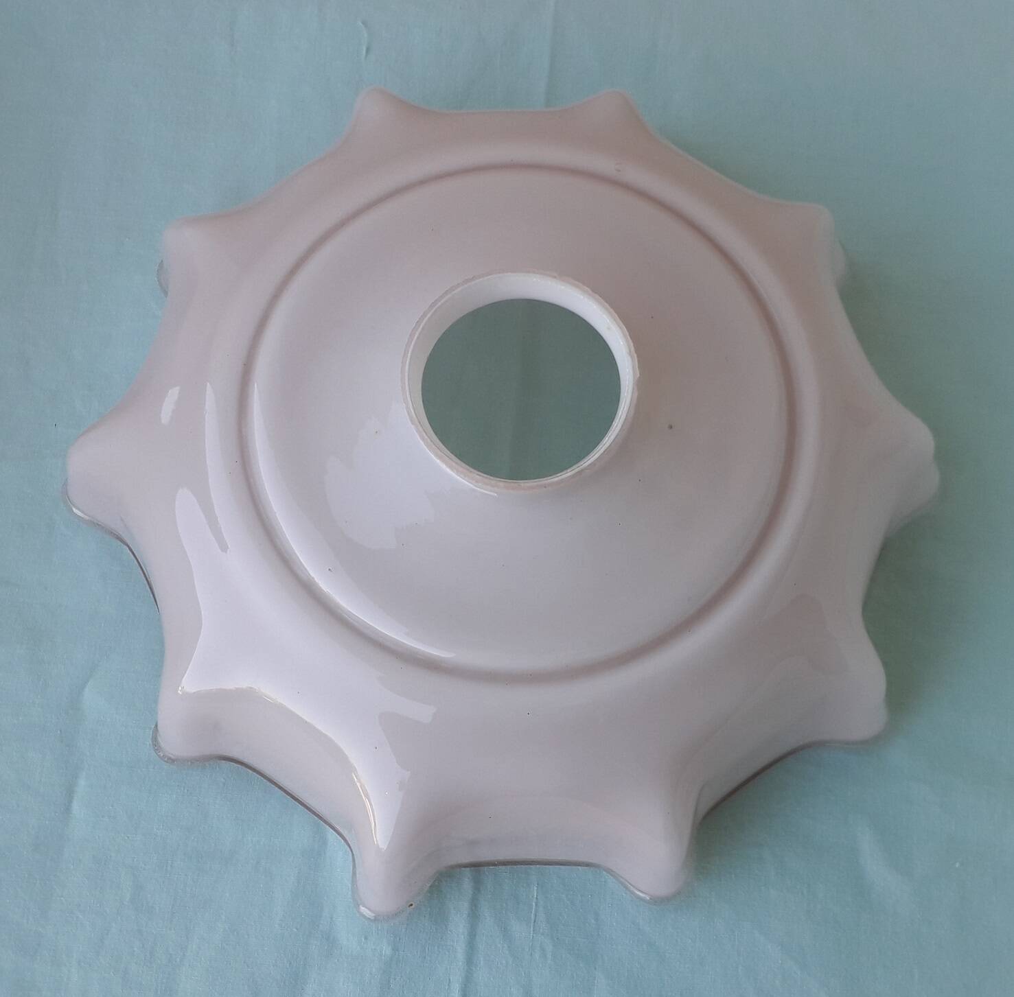 Abat-jour Art Déco rose