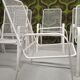 Lot of 6 vintage EMU 70" terrace armchairs.