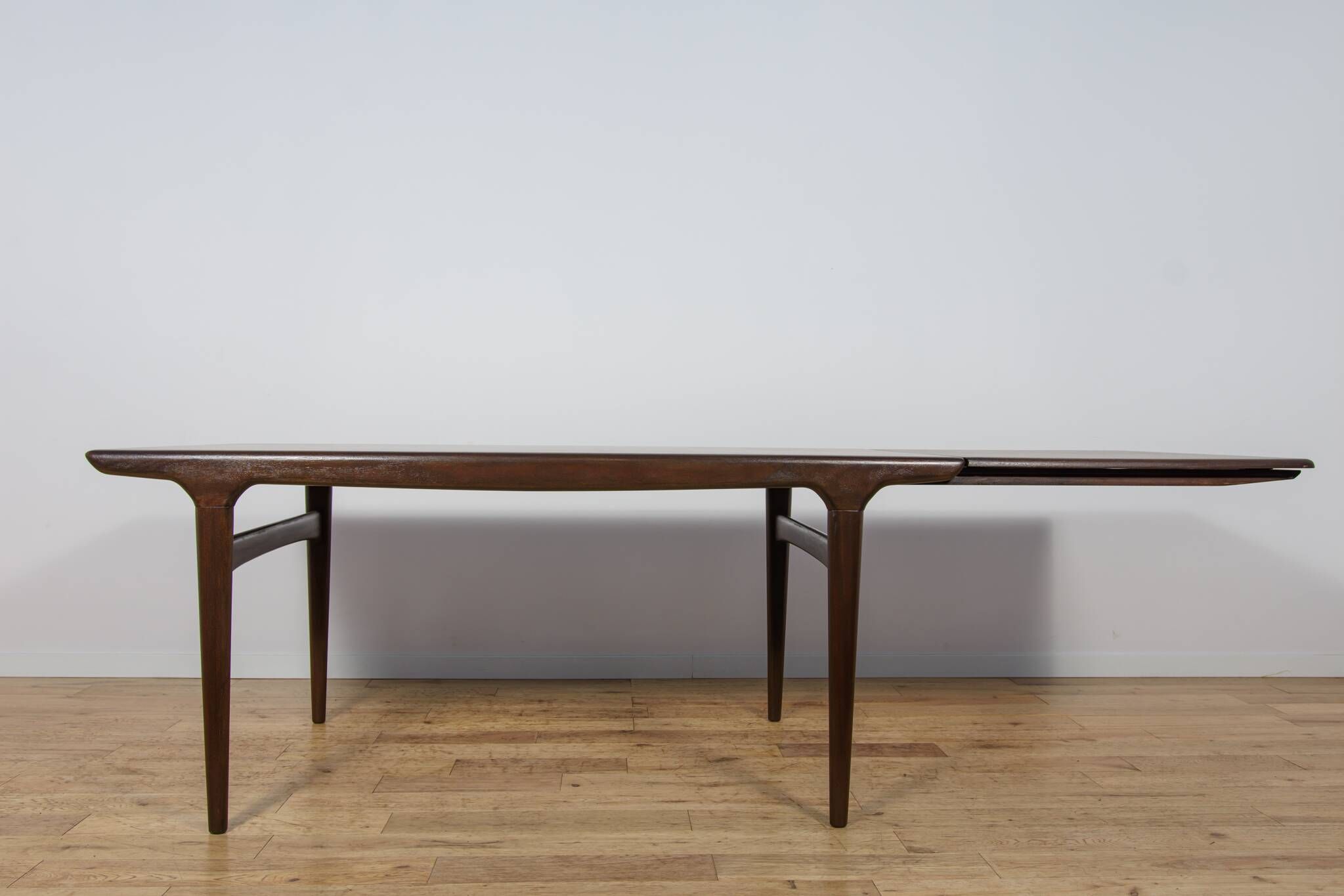 Mid-Century Teak Extending Dining Table Designed by Johannes Andersen for Uldum Møbelfabrik, Denmark, 1960s
