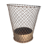 Brass paper basket, ca 1900