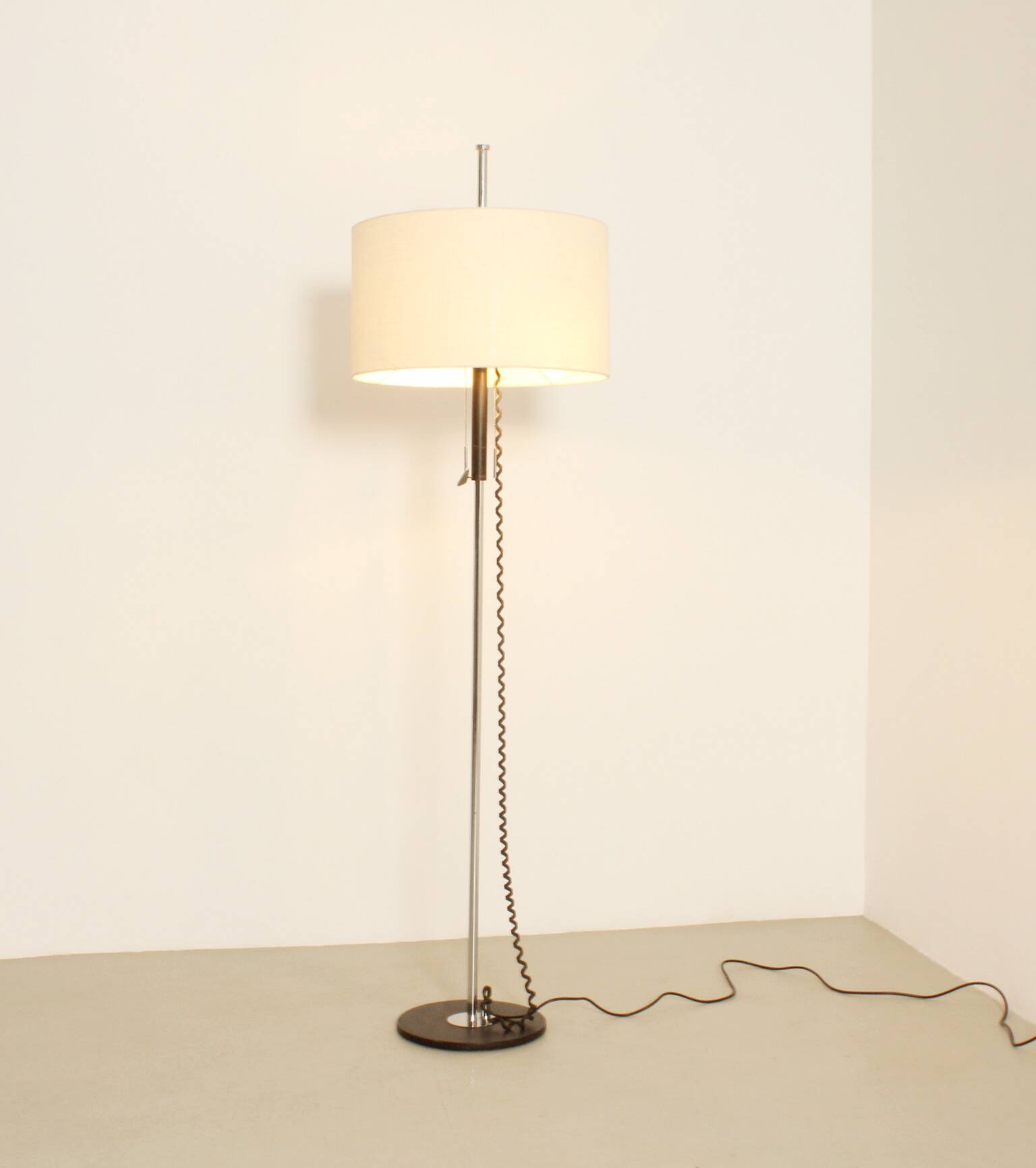 Floor lamp with adjustable shade, Spain, 1960s