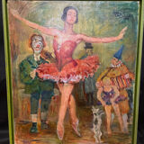 Oil on canvas signed