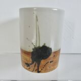 Stoneware vase "dove pottery" 50s 60s