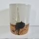 Stoneware vase "dove pottery" 50s 60s
