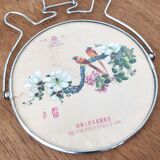 Round mirror barber chinese 17cm 1960