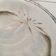Crystal bowl trimmed surrounded gold metal