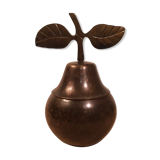 Vintage brass pear box