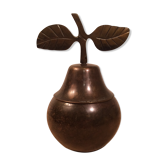 Vintage brass pear box