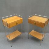 Pair of vintage bedside tables