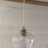 Art Deco portable lamp in glass - mid 20th century