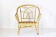 1970s vintage bamboo garden armchair