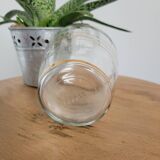 Small glass bottle with gold edges