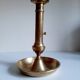 Old brass candle holder