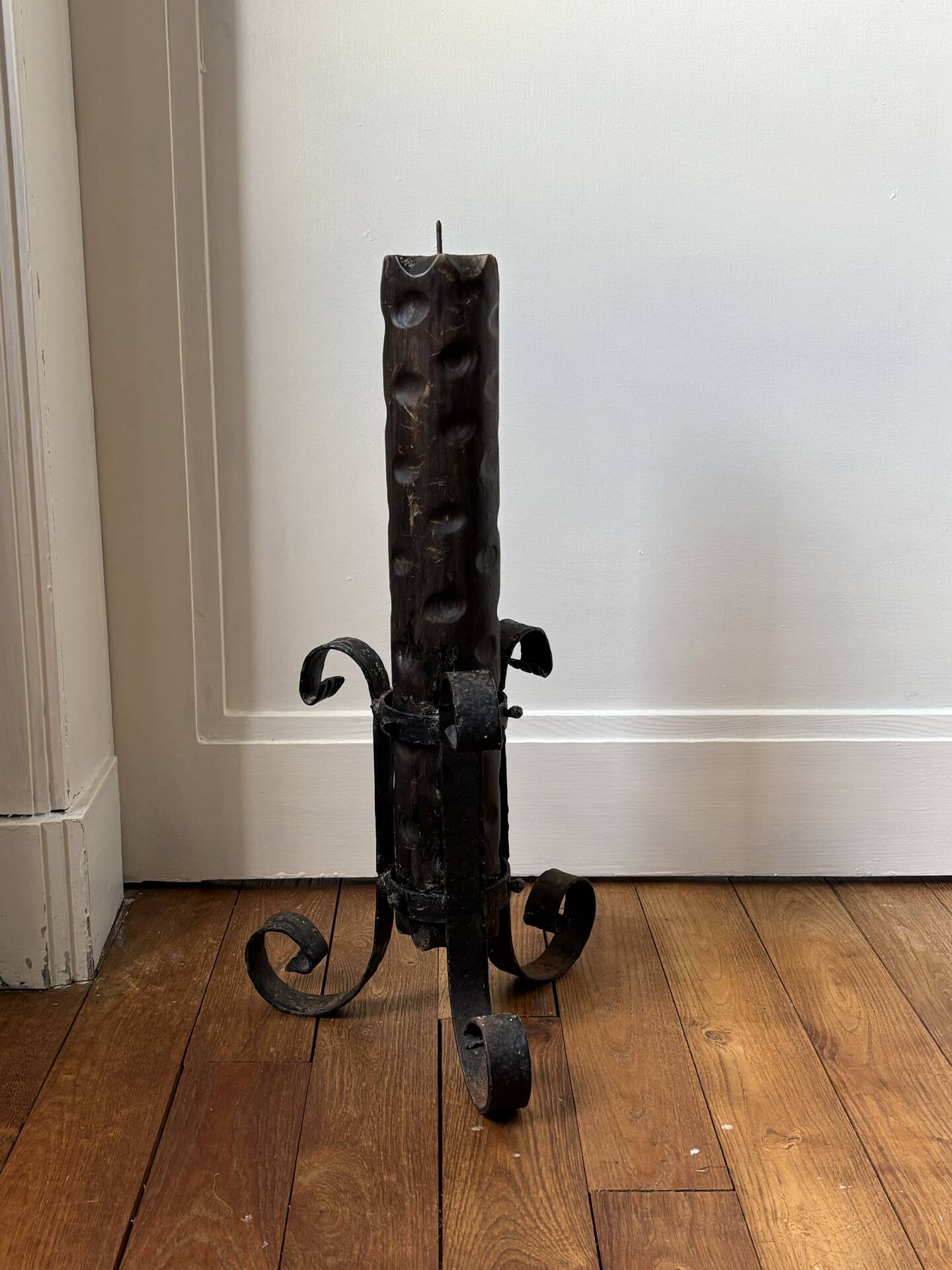 Brutalist candlestick