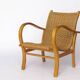 Erich Dieckmann Bauhaus Armchair – 1950s Beechwood & Paper Cord, Germany
