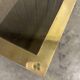 Vintage Guy Lefèvre gold coffee table 1970s