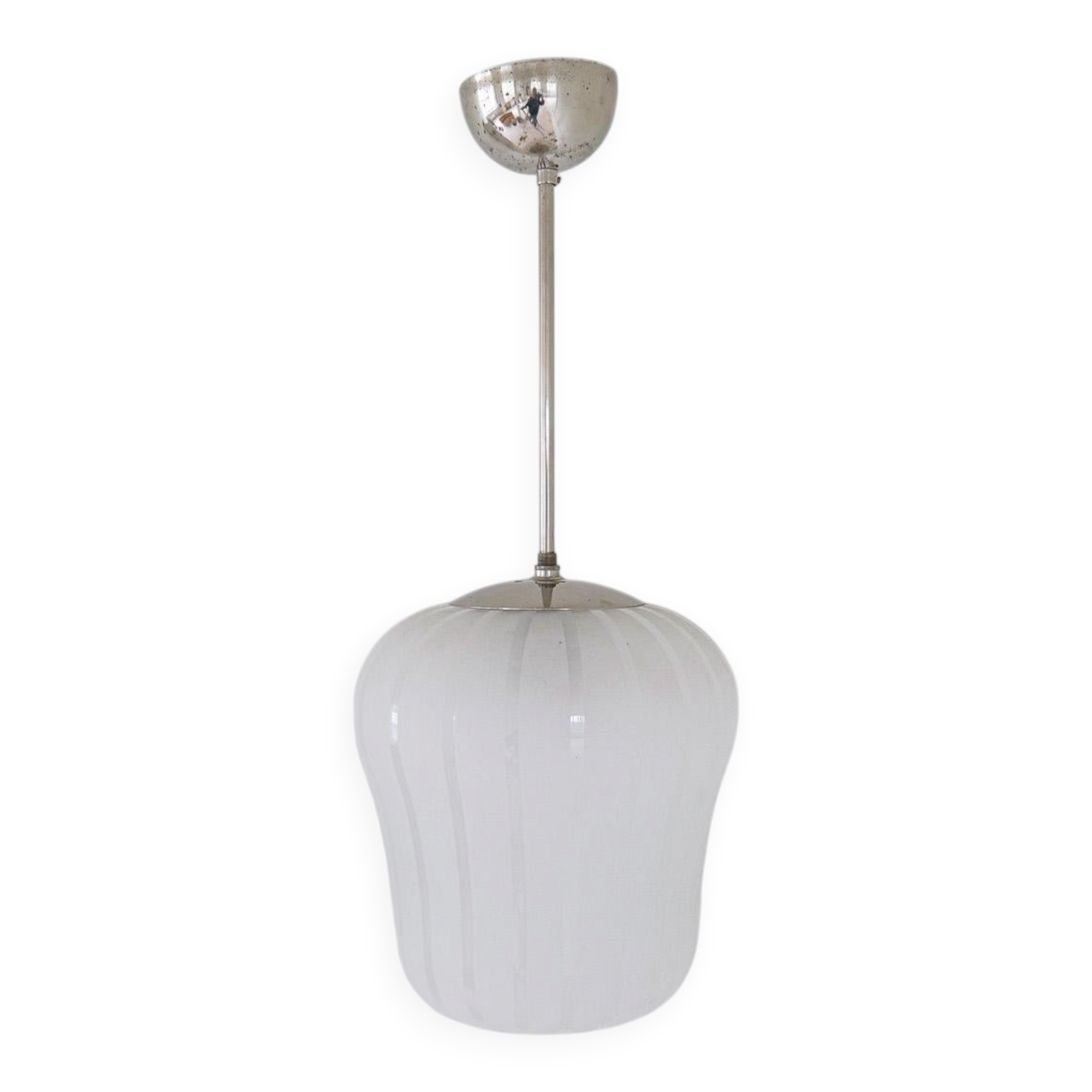 Art Deco Modern Suspension Swedish Böhlmakrs Harald Notini Sweden 1940s