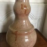Vintage enamelled ceramic lamp base