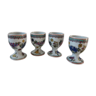 Set of 4 vintage coquetiers 70s-80s
