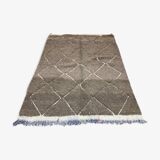 Boujaad tapis gris, personnalisé votre taille Tissage sur commande