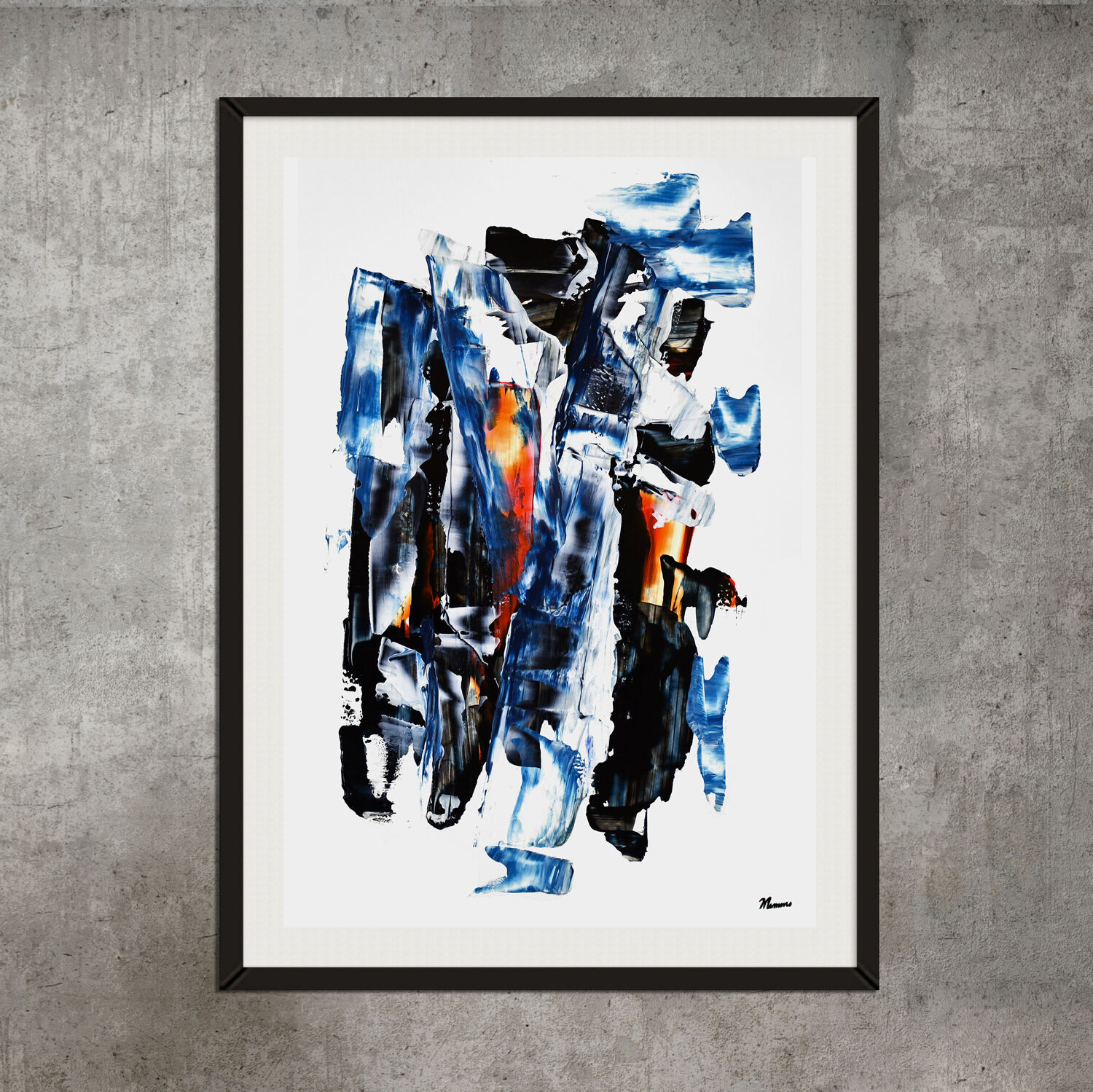 Œuvre abstraite contemporaine originale – Mimmo Scali