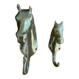 Wall hooks horse's head