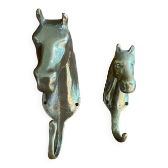Wall hooks horse's head
