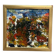 Swedish oil on panel “Folk fran V” by Unknown Artist, Vintage & Framed 27×26cm
