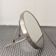 Round barber mirror from the 50s double-sided