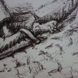 Jean HELION: Newspaper Readers - Original signed lithograph