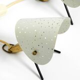 Pair of Mid Century Modern metal brass table and wall lamps by Ernest Igl